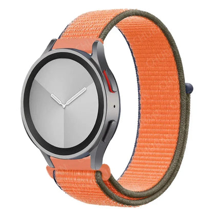 Nylon loop Band For Samsung Galaxy Watch 7 FE 6/5/pro/4/Classic/active 2 40-44mm 20mm/22mm sport bracelet huawei gt 2/e/3 strap
