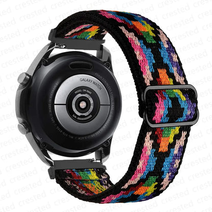 band For Amazfit GTS 4/2/2e/3/GTS2 Mini/GTR/4/3/Pro/GTR2/42mm/stratos Nylon Elastic Watch Bracelet Amazfit bip strap