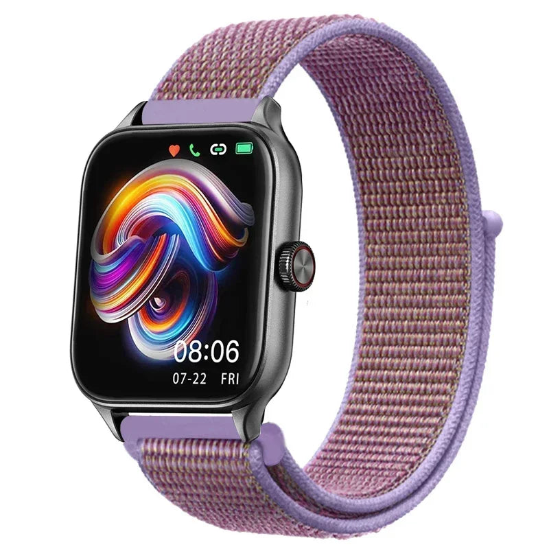 Nylon Loop band For Amazfit GTS 4/2/3pro/2e/GTS2 Mini/GTR 4 42mm/47mm/GTR2/2e/stratos belt bracelet Amazfit bip 20mm 22mm strap