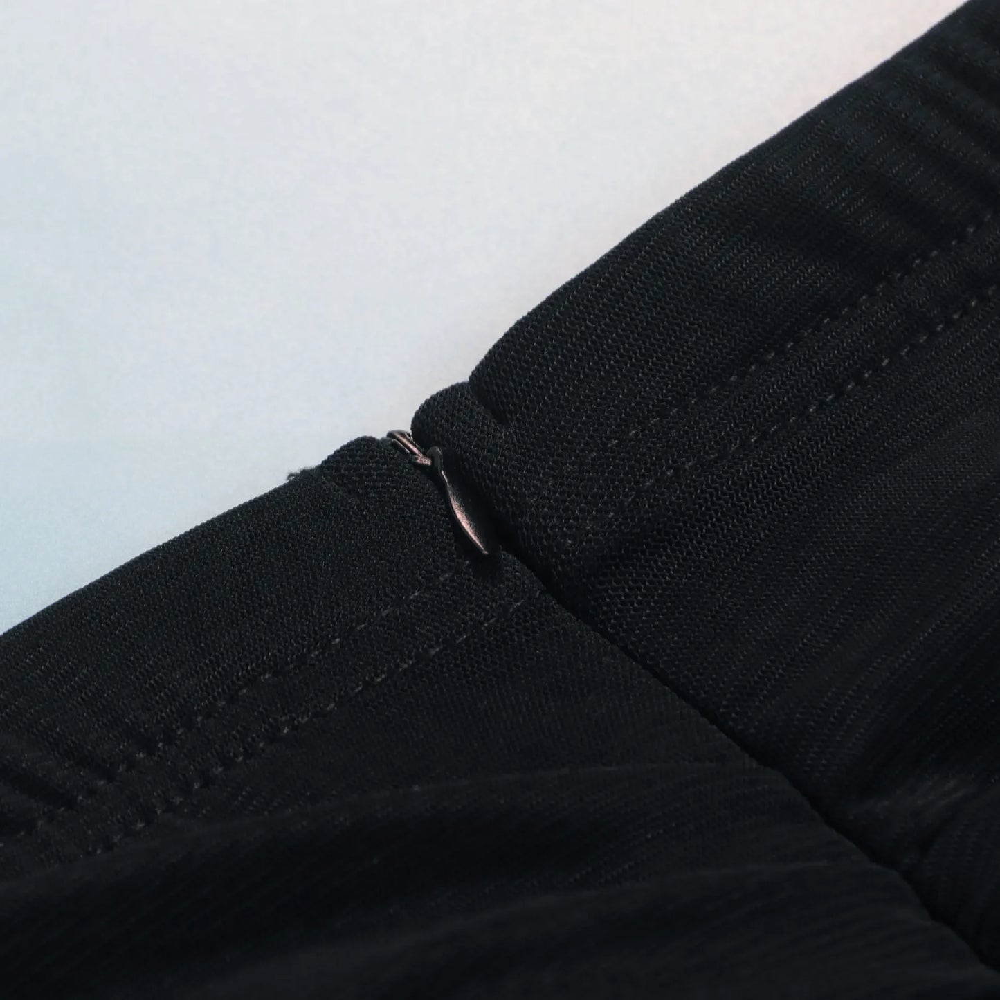 Slimming Mesh Splice Bum Covering Visibility Elastic Off-Shoulder 2-Piece Set European And American Style