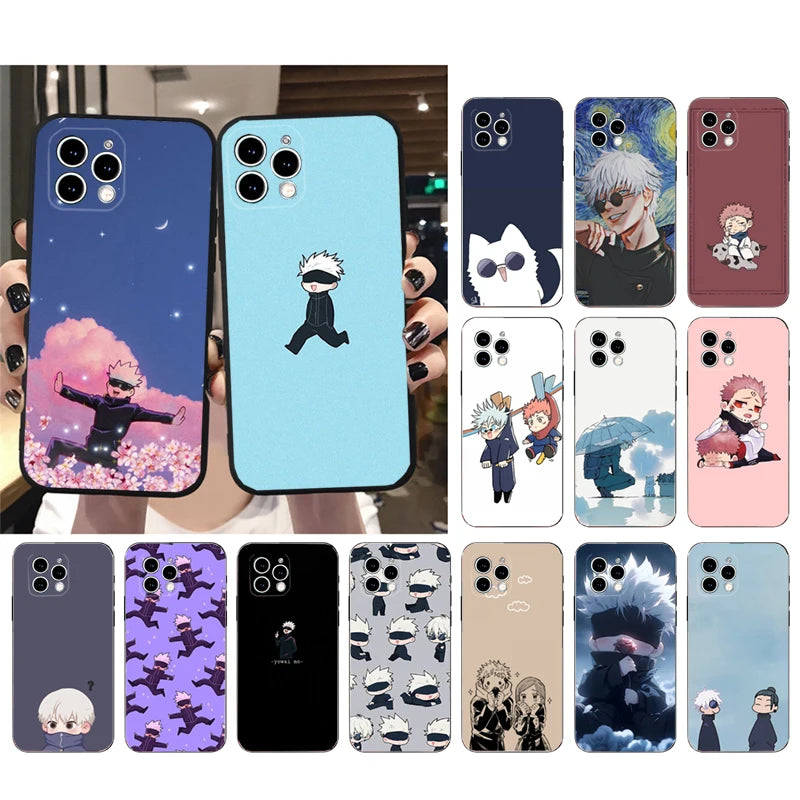 Satoru Gojo Jujutsu Kaisen Phone Case For iphone 17 Pro Max 17 Air 16 15 14 13 Pro Max 15 16 Pro 15Plus