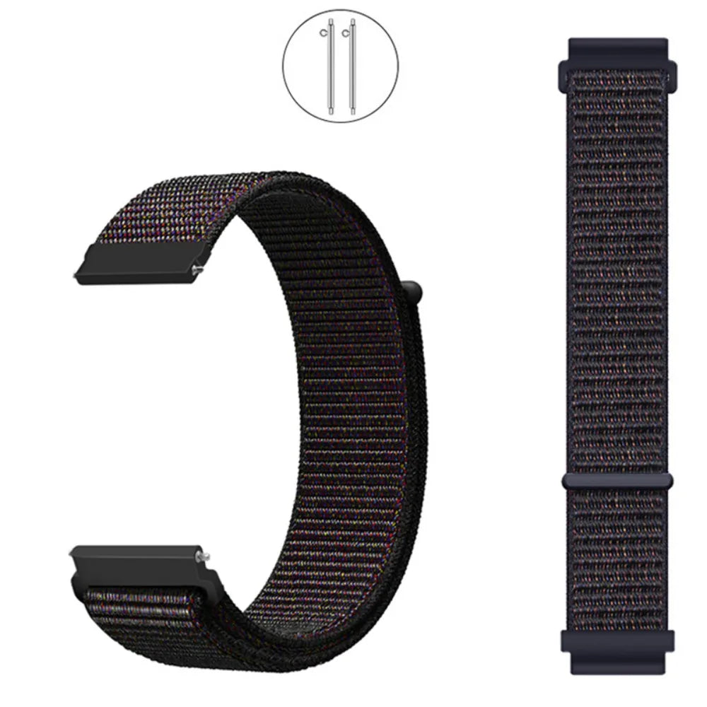 Nylon Loop Strap for Amazfit GTR 47mm/GTR2/2e/3/3 Pro/4/GTS/2/mini/3/4 Bracelet for Amazfit Balance/bip 5/Stratos 2 2S