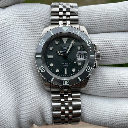 STEELDIVE SD1953 Water Ghost Ceramic Bezel Sapphire Mirror Swiss Luminous NH35 Movement Dive 30Bar Waterproof Mechanical Watch