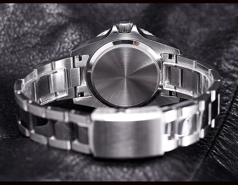 Baltany Men Automatic Watch 39mm Mechaical Wristwatch Sapphire Diver 20ATM Waterproof C3 Luminous NH38 Ceramic Bezel