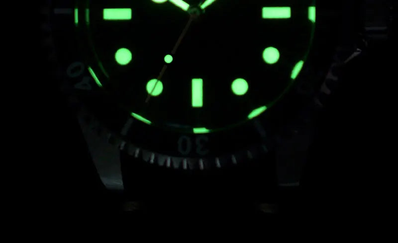 Baltany Men Automatic Watch 39mm Mechaical Wristwatch Sapphire Diver 20ATM Waterproof C3 Luminous NH38 Ceramic Bezel