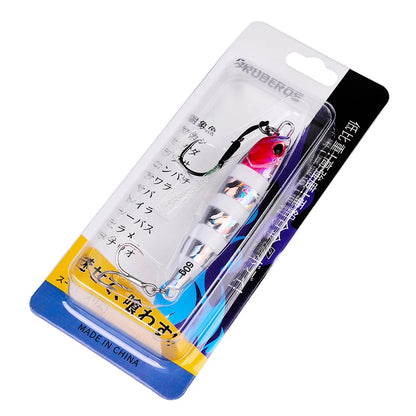 Metal Jig 10G - 60G Artificial Baits Hard Baits Vibrant Fishing Lures for Freshwater & Saltwater