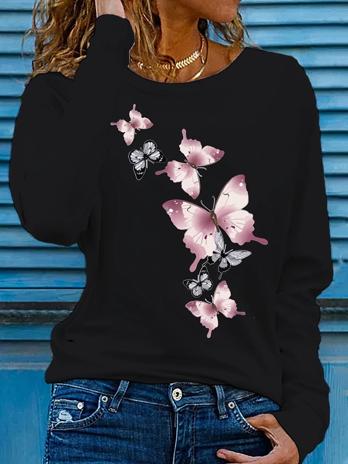 Women's T-shirt Slim Women Long-sleeved for Female Thin White Tops Woman Tees Shirt