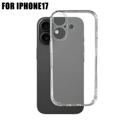 NEW Transparent Phone Cases for IPhone 17/17 Air/17 Pro/17 ProMax Corner Protection Shockproof Anti-scratch Clear Phone Covers