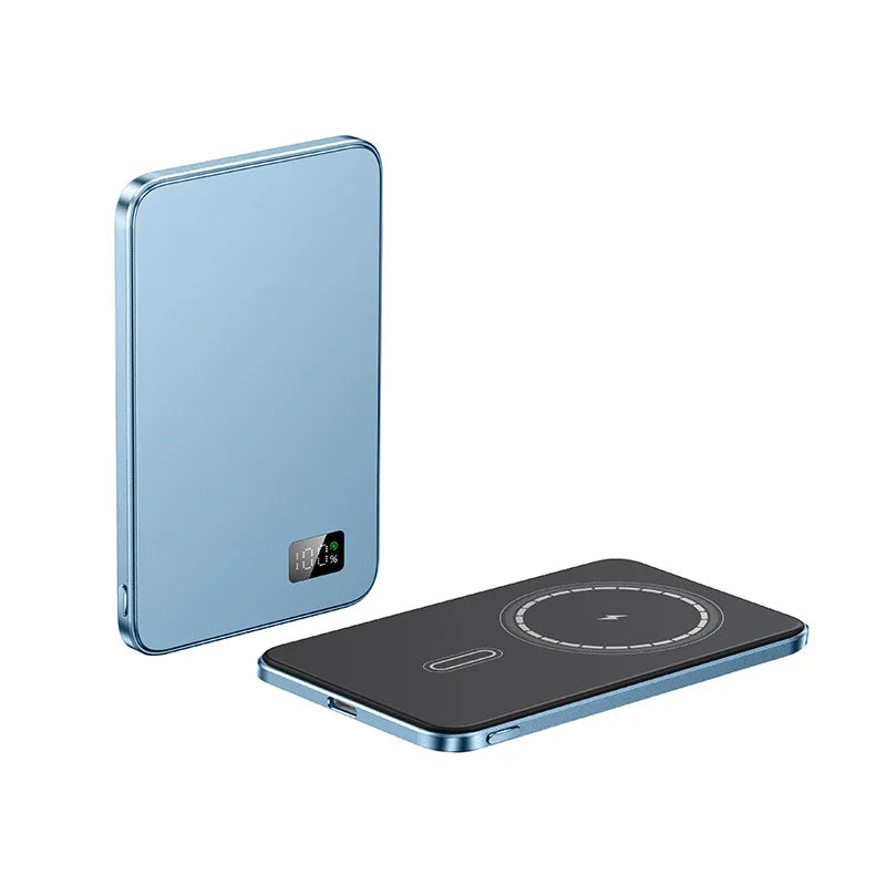 10000mAh Ultra Slim Magnetic Wireless Power Bank PD20W Auxiliary Spare battery For magsafe iphone 16 15 14 13 12 11 pro max F20