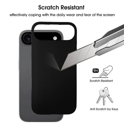 Soft Touch Full-Body Protective Phone Case Shockproof Anti-Scratch Black Phone Covers for iPhone 17ProMax/17 Pro/17 Air/17