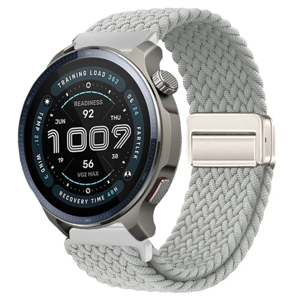 Watch Strap For Huami Amazfit Balance 2 Band GTR 4 2 2E GTR3 Pro/GTS 4/3/2 mini/Bip 3 6 U S Braided Magnetic Bracelet