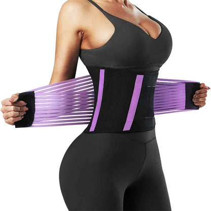 Women Waist Trainer Body Shaper Slimming Belt Sheath Belly Tummy Control Sweat Shapewear Workout Gym Clothes Corset Underwear