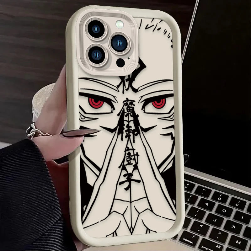 Anime Jujutsu Kaisen Phone Case for IPhone 17 Air 16 16E 15 14 13 12 11 Pro Max X XS X S Max XR SE 2020 SE4 7 8 Soft Back Cover