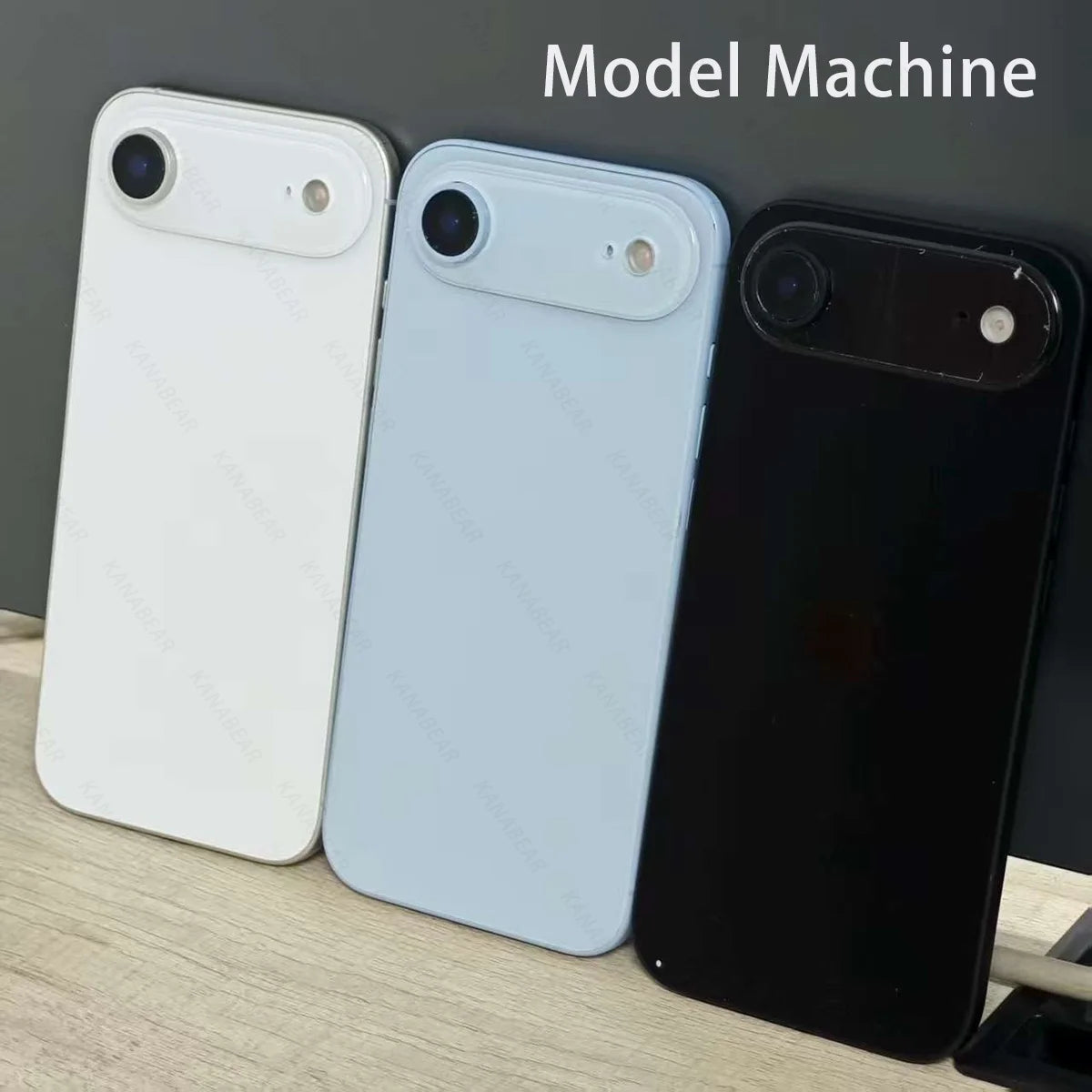 Dummy phone model of the iPhone 17 series, which is replicated in a 1:1 ratio based on the real iPhone.