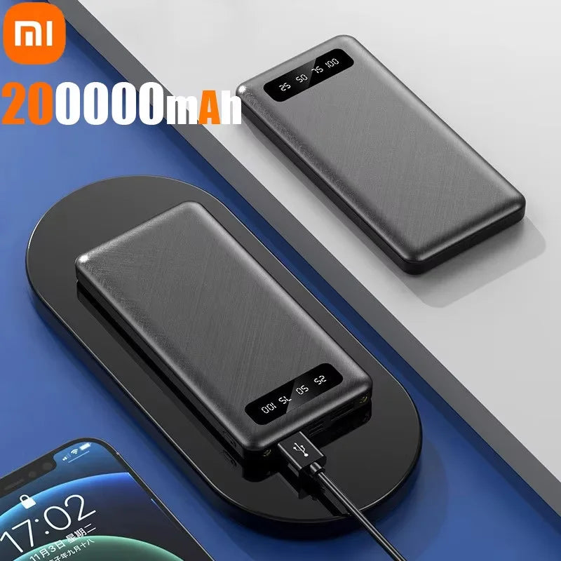 500000mAh 120W Power Bank Super Fast Charging Battery High Capacity Digital Display Power Bank For iPhone Samsung Huawei