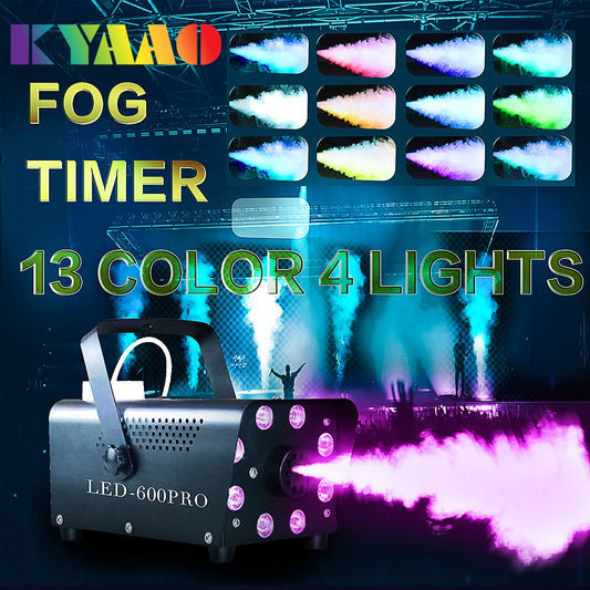 Wireless Smoke Generator for Halloween Holiday 500W Dj Disco Stage Indoor Smoke Machine
