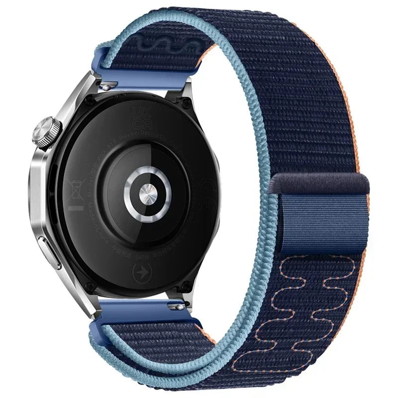 Smart Watch Strap for Amazfit Balance GT4/3/2 46mm Nylon Loop Bracelet for Samsung Galaxy Watch 4/6 Classic 5 Pro 45mm
