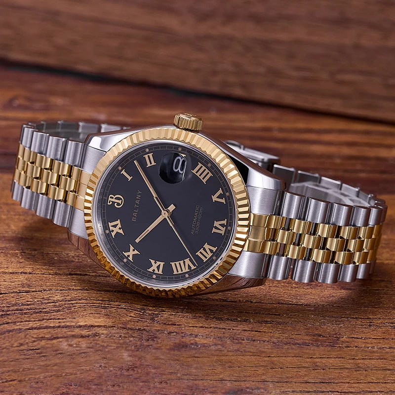 Baltany 39mm Dress Watches for Men S4094 10ATMWaterproof NH35 Automatic Luxury Watches Man DJ Homage Mechanical Wristwatches Man