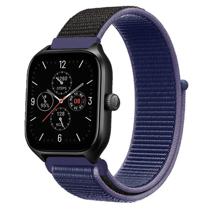 Nylon Loop Strap for Amazfit GTR 47mm/GTR2/2e/3/3 Pro/4/GTS/2/mini/3/4 Bracelet for Amazfit Balance/bip 5/Stratos 2 2S