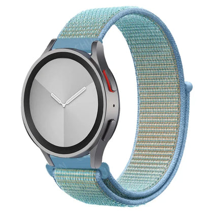 Nylon loop Band For Samsung Galaxy Watch 7 FE 6/5/pro/4/Classic/active 2 40-44mm 20mm/22mm sport bracelet huawei gt 2/e/3 strap