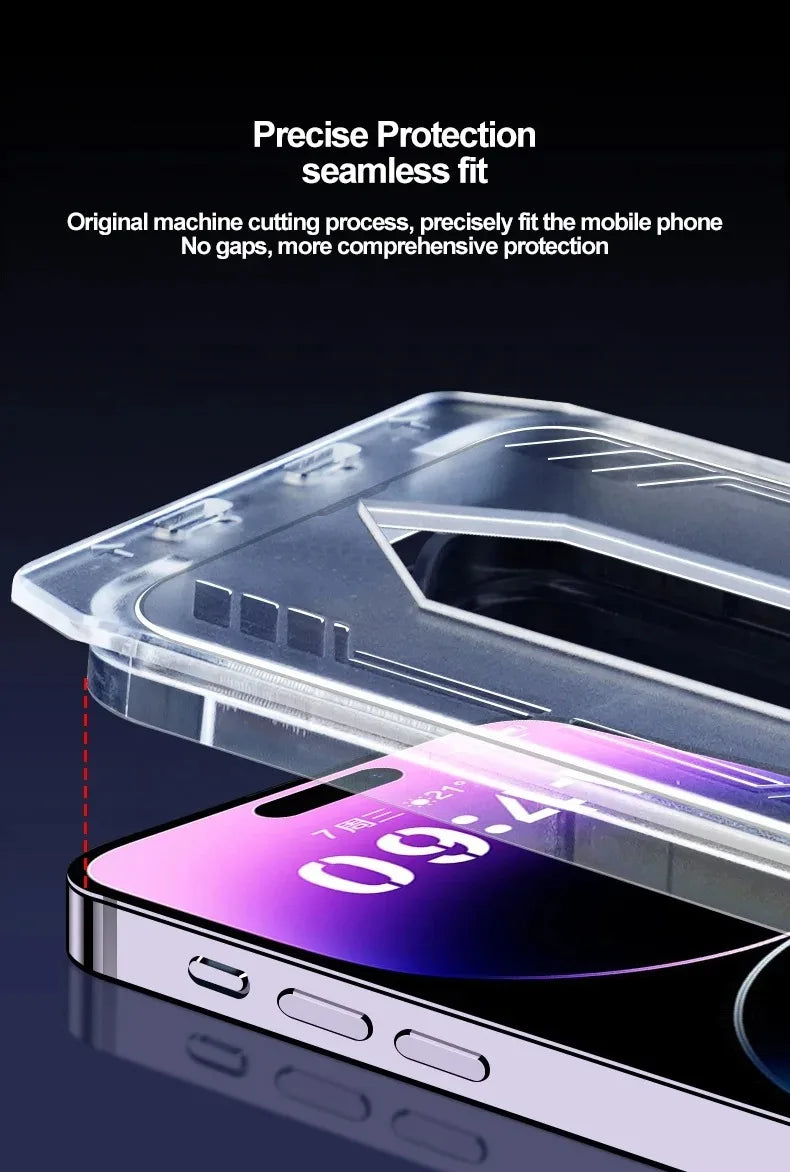2PCS For IPhone 17 16 15 14 13 12 11 Plus ProMax XS XsMax XR Anti Peeping Film HD Tempered Glass Dust Free Install Box Protector