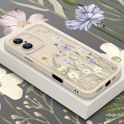 IPhone 17 16e 15 16 Pro Max 14 13 12 Pro Max 15 16 Plus Air 11 Case Flowers Pattern Shockproof Soft TPU Silicone Phone Cover