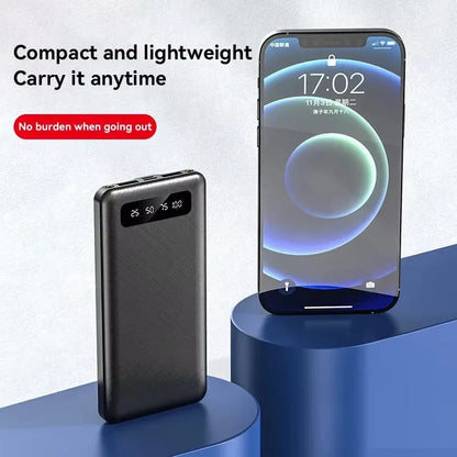 500000mAh 120W Power Bank Super Fast Charging Battery High Capacity Digital Display Power Bank For iPhone Samsung Huawei
