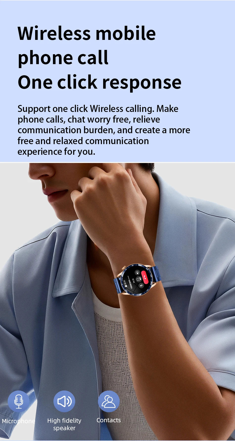 LIGE 2025 New Smartwatch Men For Android iOS Phone 1.38" HD Bluetooth Call Heart Rate Monitor Waterproof Sport Smart Watch Women