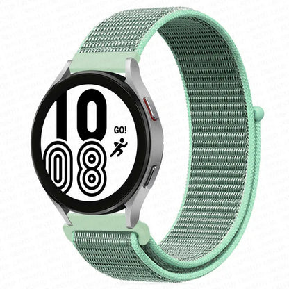 Nylon Loop Band For Samsung Galaxy Watch 6 4 7 classic/5 Pro/active 2/Gear S3 20mm/22mm Bracelet Huawei watch GT 2e 3 pro strap