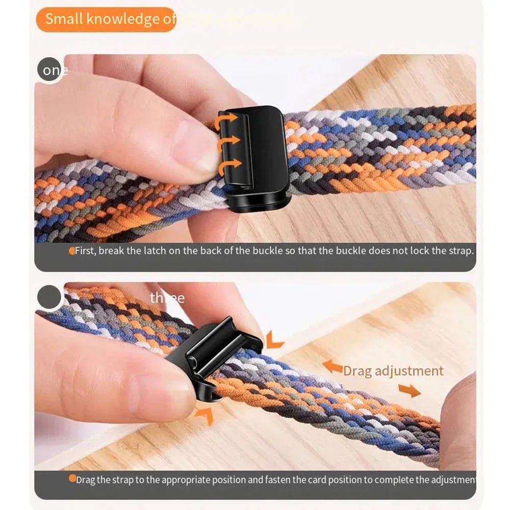 Watch Strap For Huami Amazfit Balance 2 Band GTR 4 2 2E GTR3 Pro/GTS 4/3/2 mini/Bip 3 6 U S Braided Magnetic Bracelet