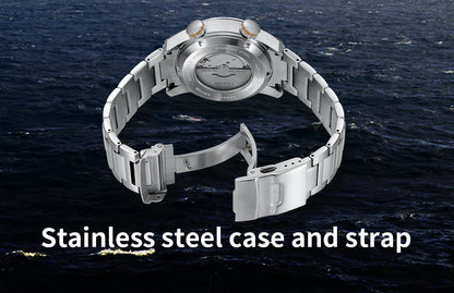 BERNY Automatic Dive Watch for Men Super Luminous Original Design 20ATM Diver Wristwatch Sapphire, Local Warehouse Fast Delivery