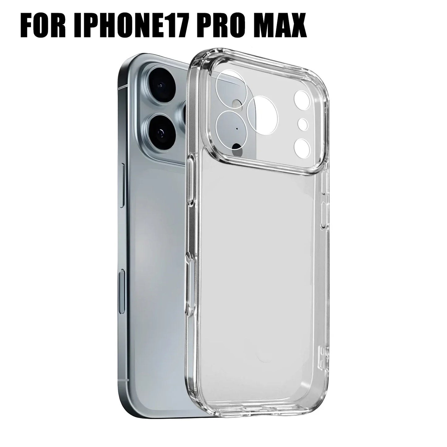 NEW Transparent Phone Cases for IPhone 17/17 Air/17 Pro/17 ProMax Corner Protection Shockproof Anti-scratch Clear Phone Covers