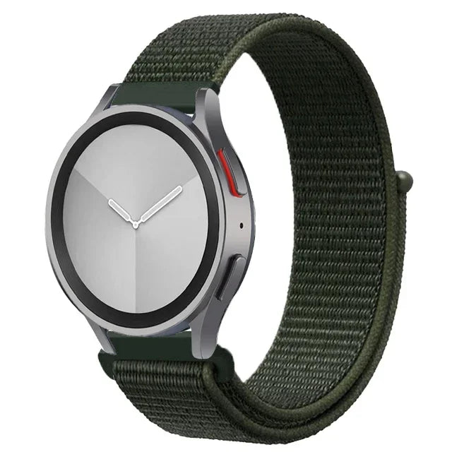 Nylon loop Band For Samsung Galaxy Watch 7 FE 6/5/pro/4/Classic/active 2 40-44mm 20mm/22mm sport bracelet huawei gt 2/e/3 strap