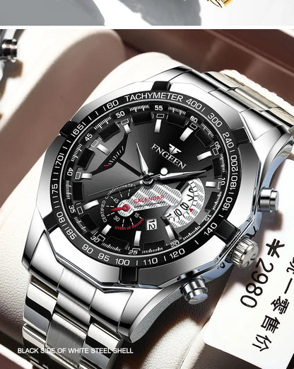 Brand Luxury Watch Fashion Casual Military Quartz Sports Wristwatch Full Steel Waterproof Men's Clock Relogio Masculino