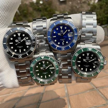 STEELDIVE SD1953 Water Ghost Ceramic Bezel Sapphire Mirror Swiss Luminous NH35 Movement Dive 30Bar Waterproof Mechanical Watch