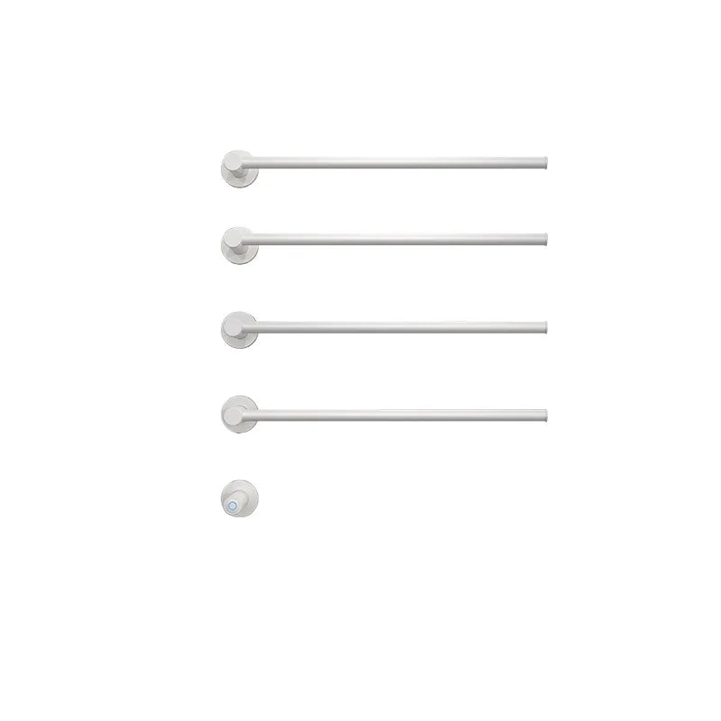 Brushed Gold Electric Heated Towel Rail Stainless Steel Towel Dryer Hidden Cable Electric Towel Rack Towel Radiator Towel Warmer