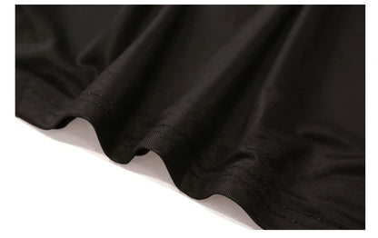 High Neck Long Sleeved Mesh Positioning Printed T-shirt Women Autumn Stretch Slim T Shirts Tops Female Base Tees HF8779