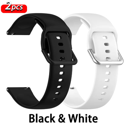 Strap For Amazfit GTS 2/4/3/GTS 2/4 Mini/GTR 4/2/2e 20mm/22mm Watch Silicone Sport Bracelet Amazfit bip 6 5 3/u pro Series band