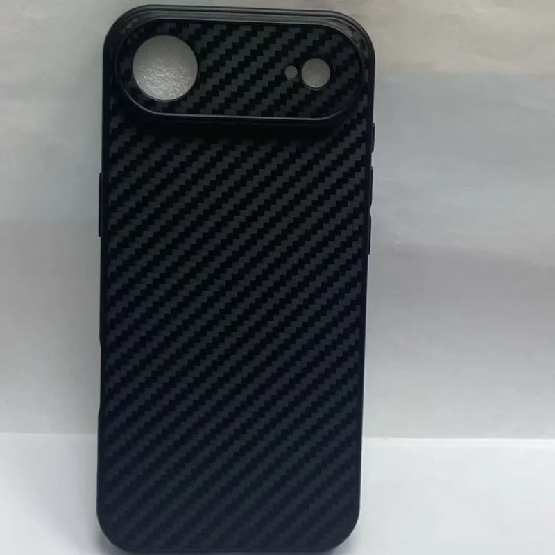 Carbon fiber pattern ultra-thin protective case suitable for iPhone 17 Air 16 15 14 17 Pro Max TPU anti drop protective caser