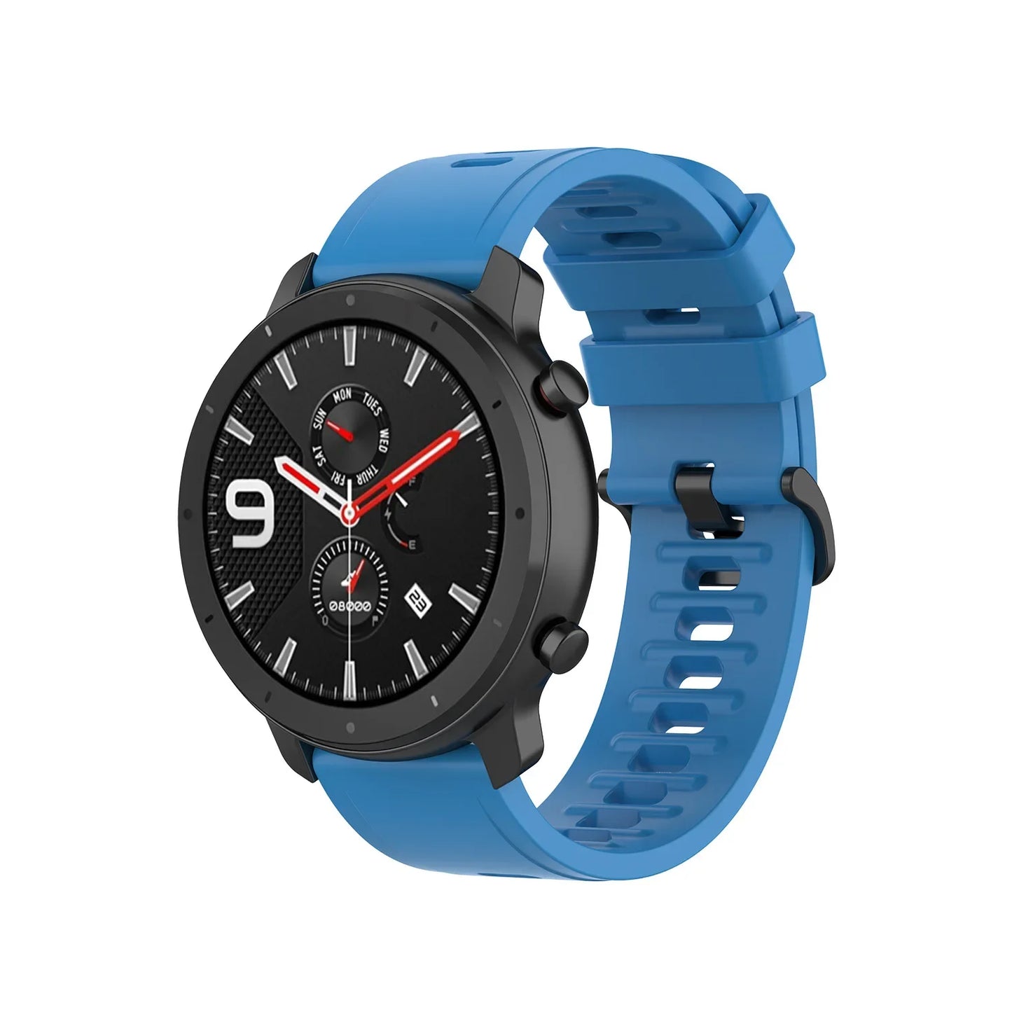 Silicone Strap for Amazfit GTR 47MM /2/2e/Stratos 3 GTR 4 3pro Bracelet Correa For Amazfit GTS 4 Mini/2 2E 3 Watchband