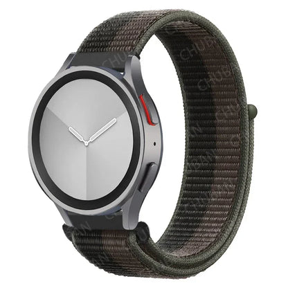 Nylon loop Band For Samsung Galaxy Watch 7 FE 6/5/pro/4/Classic/active 2 40-44mm 20mm/22mm sport bracelet huawei gt 2/e/3 strap