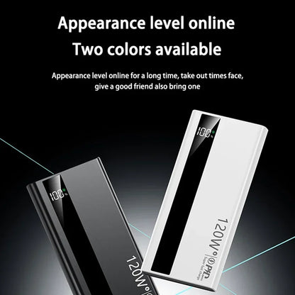 Xiaomi 500000mAh High Capacity 120W Power Bank Super Fast Charging Power Bank Portable Battery Charger For iPhone Samsung Huawei