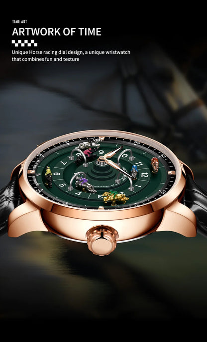 Pindu player horse racing series men's mechanical European roulette horse racing game fully automatic sports design party watch