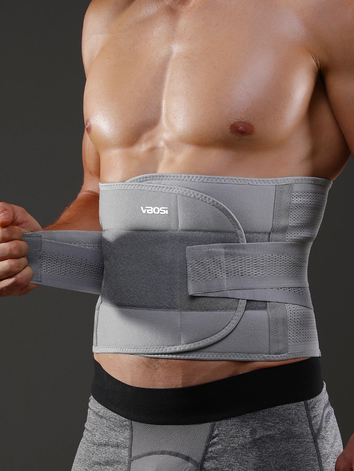 Unisex Lower Back Support Waist Trainer Tummy Band for Weightlifting Cycling