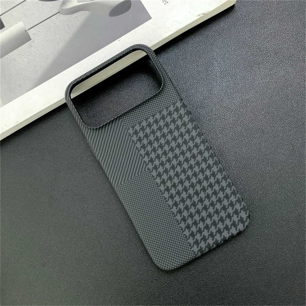 Case for iPhone 17 Pro Max 16 15 14 13 Luxury Checkered Pattern Contrast Color Bumper Cover