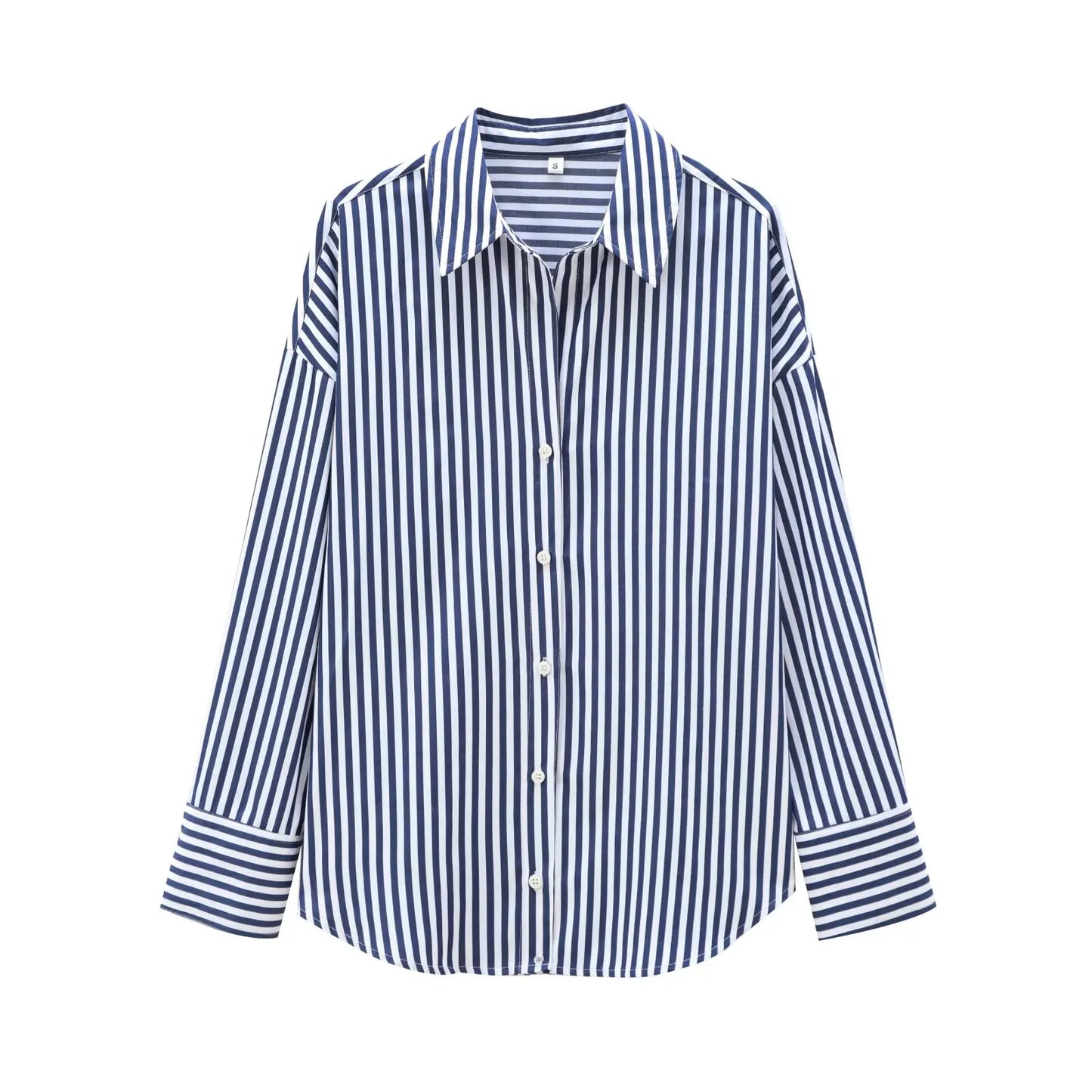 2025 autumn new women's clothing style fashionable casual versatile loose basic poplin shirt