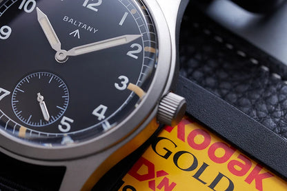 Baltany Dirty Dozen Watch Man S2019 Military Vintage Wristwatch Small Seconds Hand VD78 Quartz Luminous 100M Waterproof Field Wa