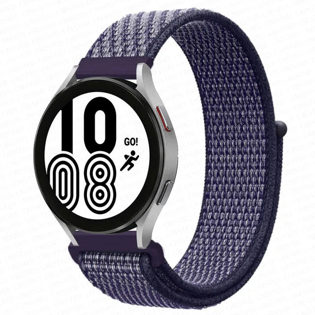 Nylon Loop Band For Samsung Galaxy Watch 6 4 7 classic/5 Pro/active 2/Gear S3 20mm/22mm Bracelet Huawei watch GT 2e 3 pro strap