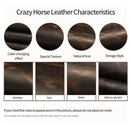 Case for iPhone 15 16 17 Pro Max 17Pro 17 Air 16Pro Retro Luxury Genuine PULL-UP Leather Magnetic Phone Back Cover