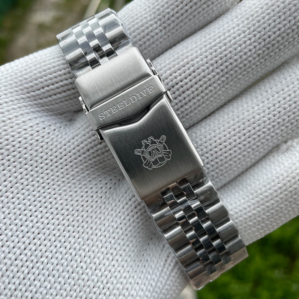 STEELDIVE SD1953 Water Ghost Ceramic Bezel Sapphire Mirror Swiss Luminous NH35 Movement Dive 30Bar Waterproof Mechanical Watch